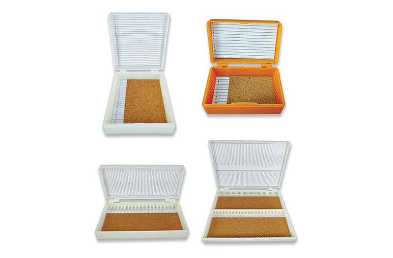 Plastic slide mailer/Plastic slide storage box